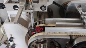 Carton pick-up station